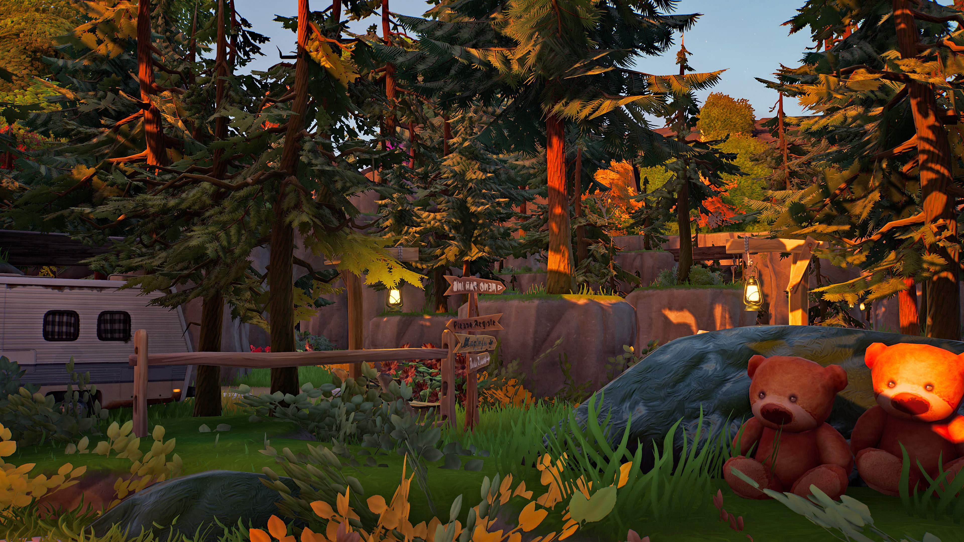 CAMPGROUND IN SEPTEMBER GUN GAME