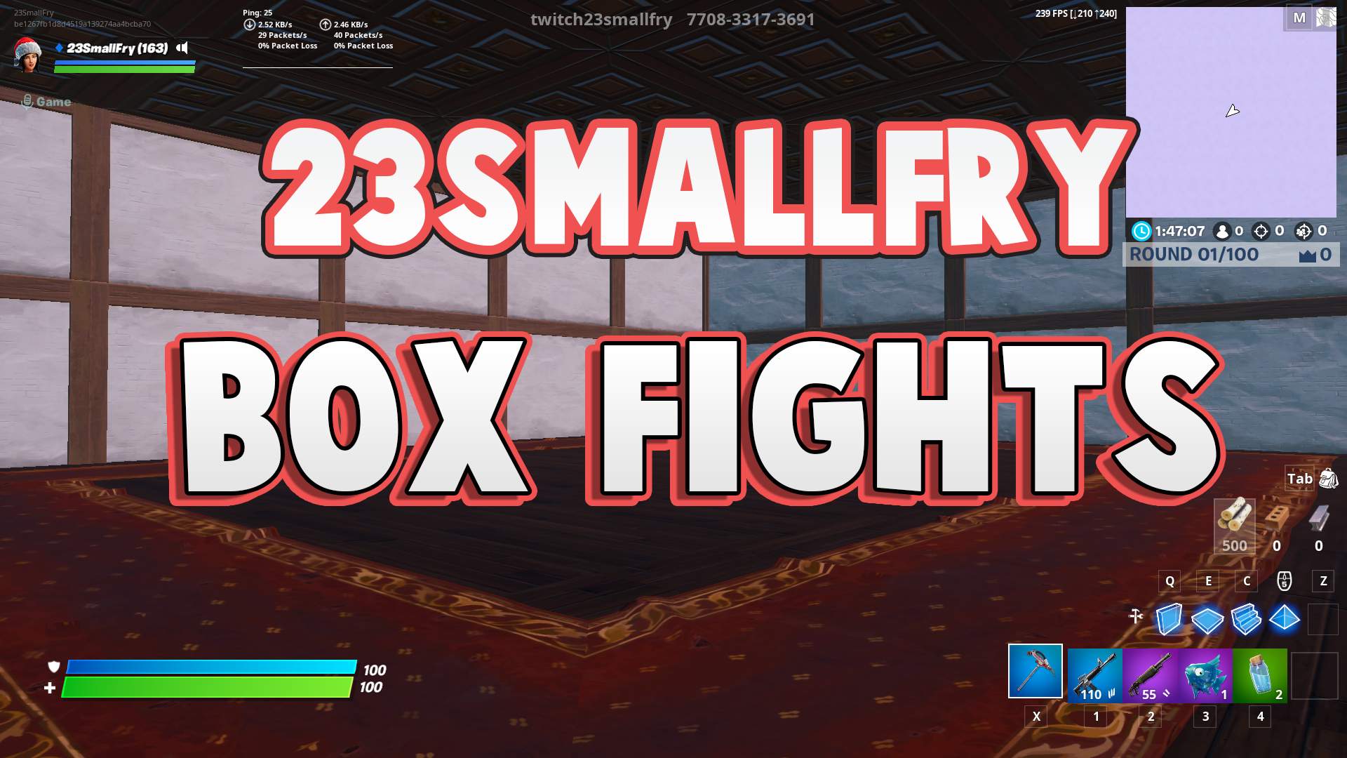 1V1/2V2/3V3 BOXFIGHT MAP BY 23SMALLFRY