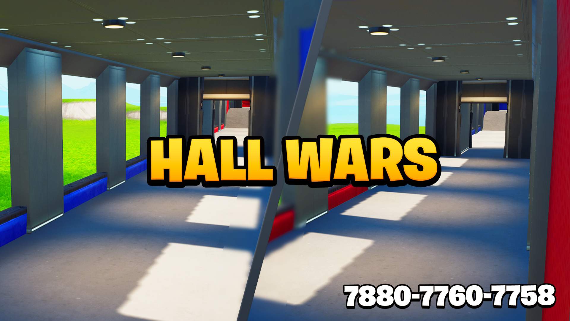 🔴 RED VS BLUE 🔵 HALL WARS