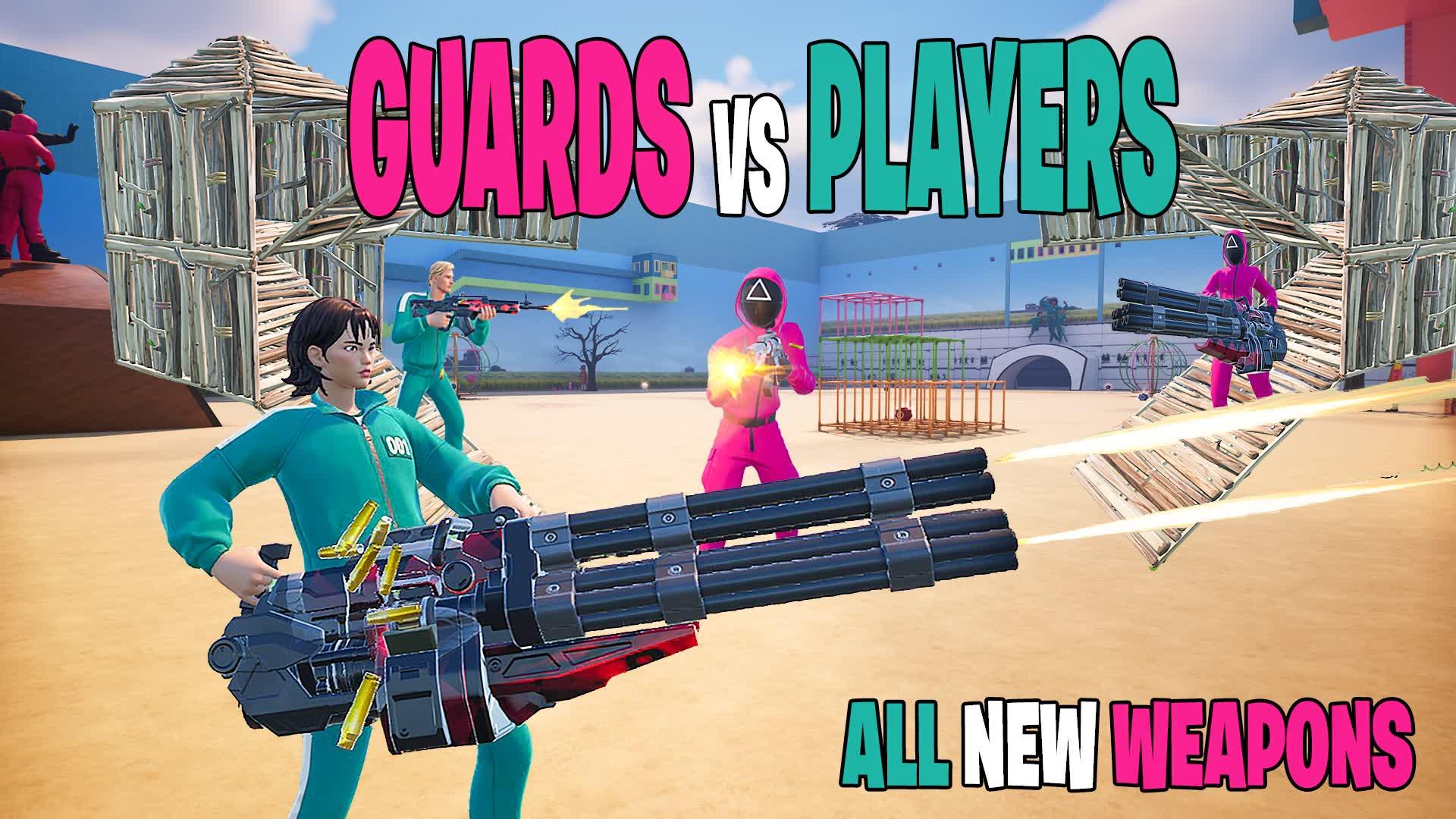 SQUID GAME GUARDS VS PLAYERS
