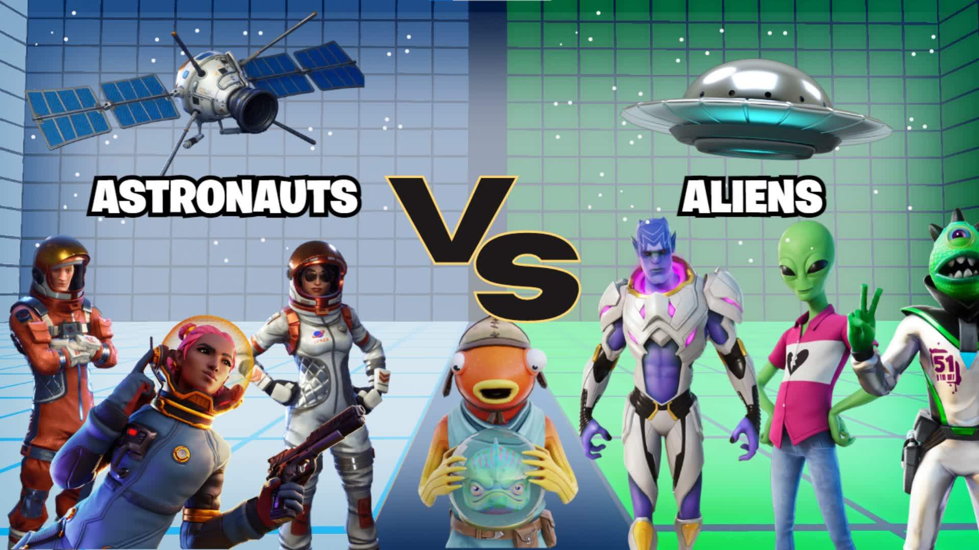 👽 ALIENS vs ASTRONAUTS 👨‍🚀