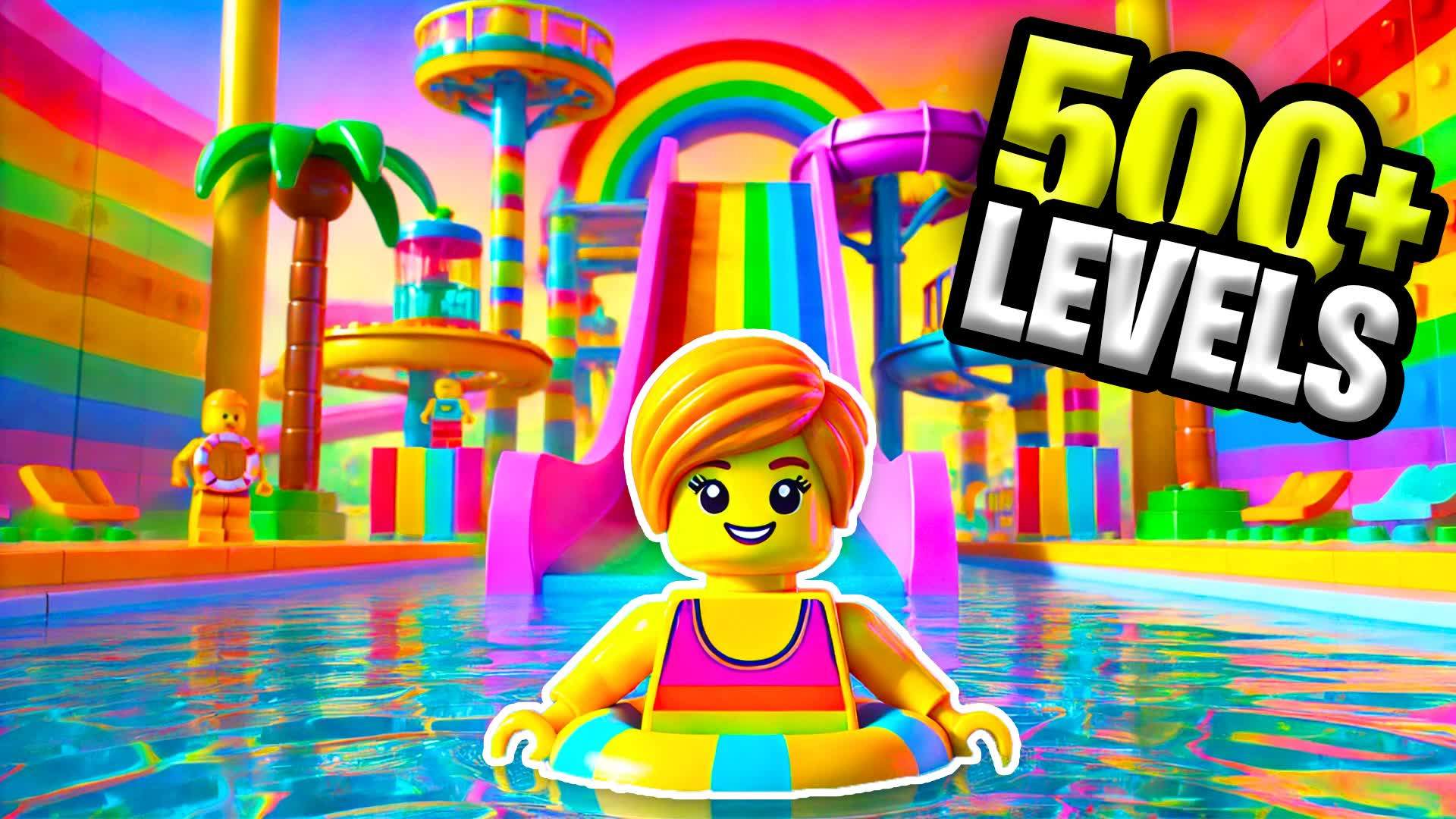 🌈DEFAULT OBBY PARKOUR - BRICK 500+🌈