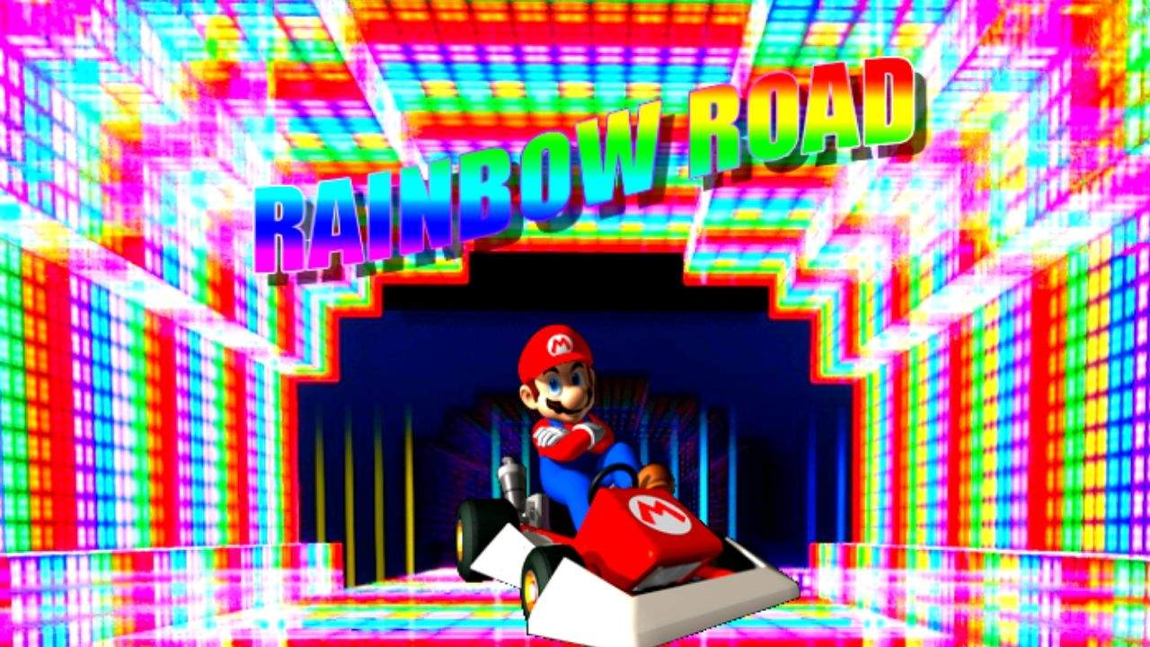 RETRO RAINBOW ROAD