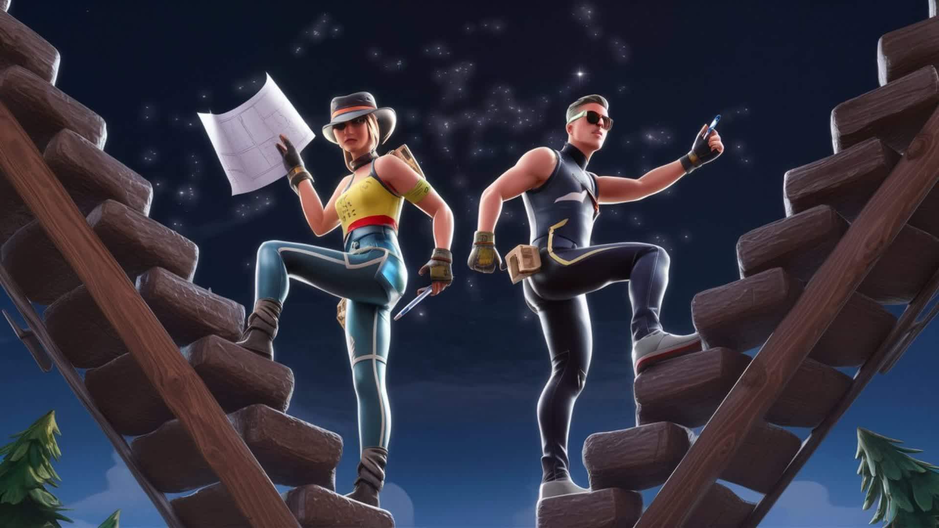 1v1 BUILD FIGHTS [Linked Lake]