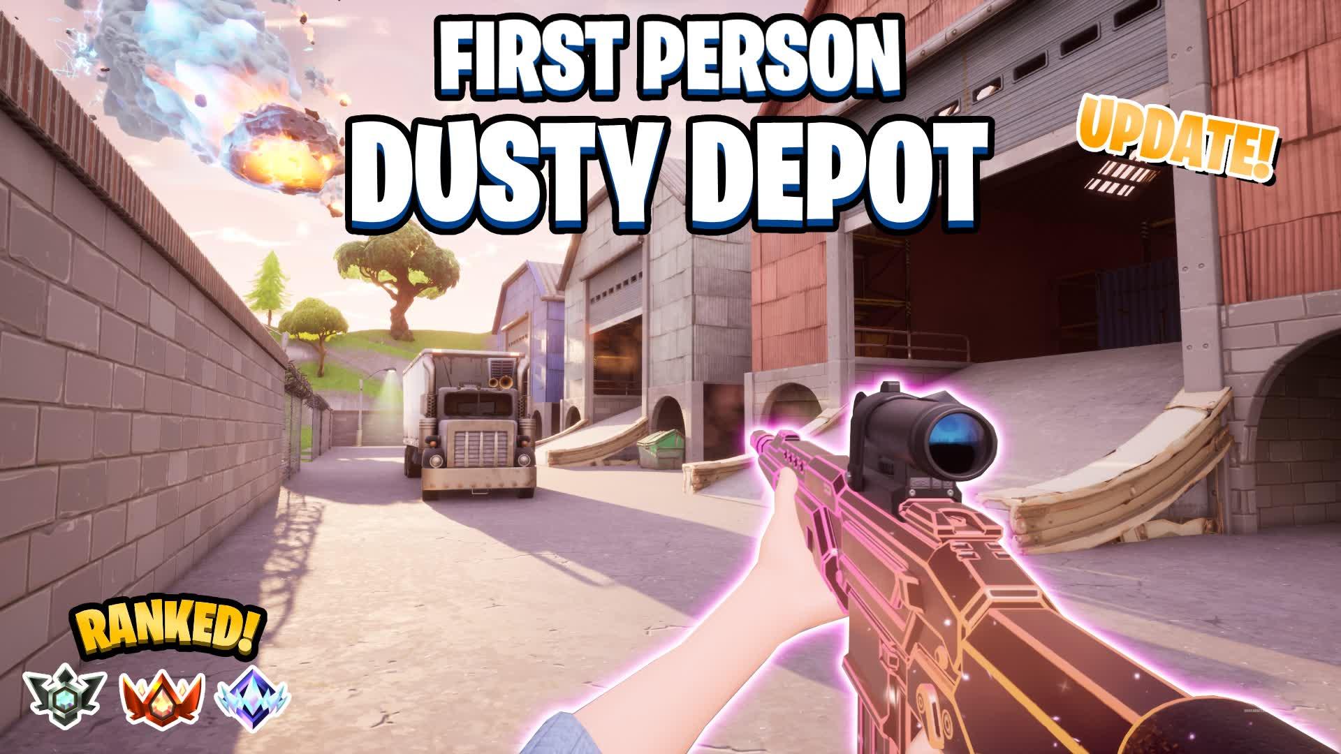 🔫 FIRST PERSON GUN GAME - DUSTY DEPOT📦