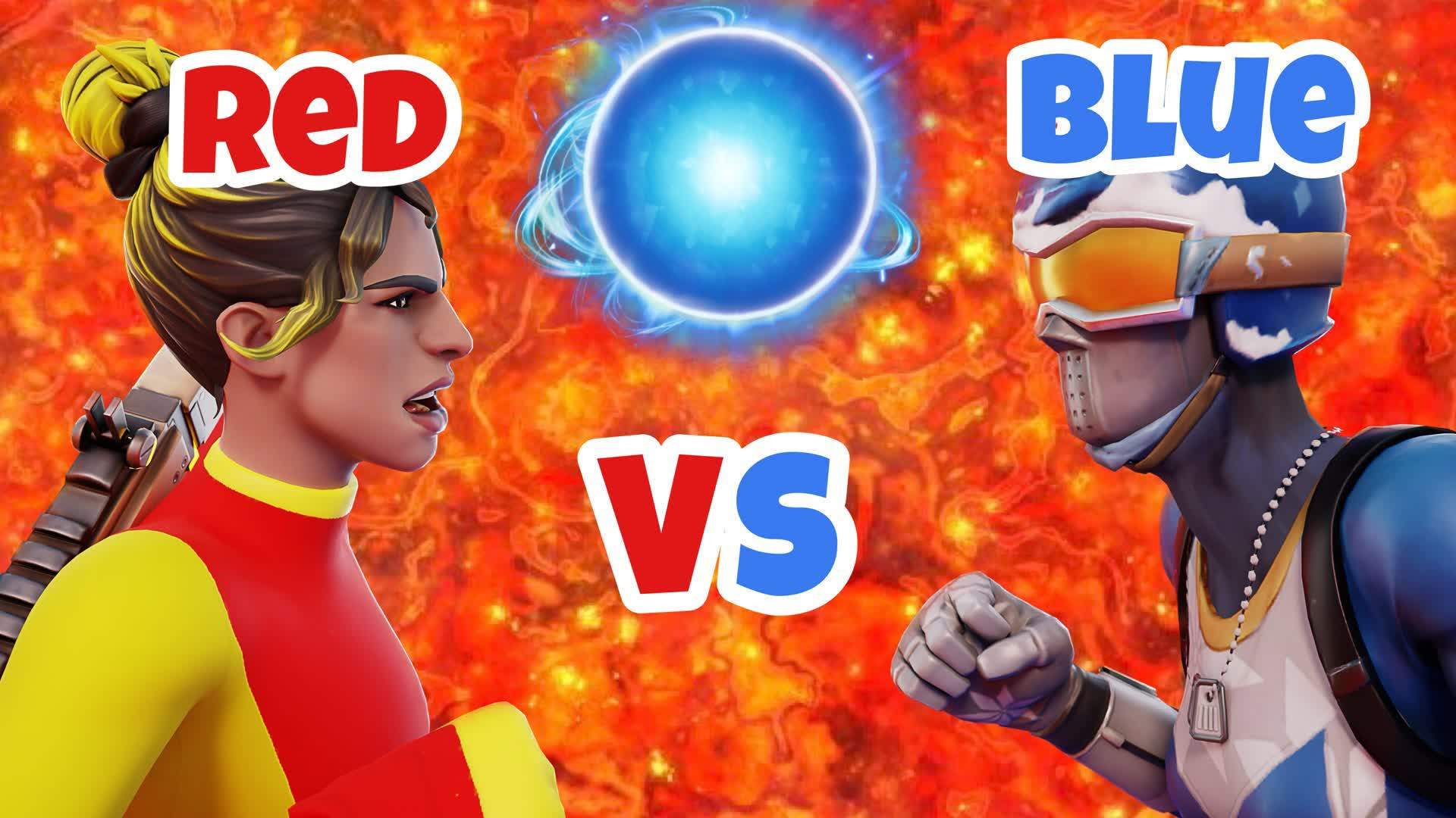 🔥🔴 RED vs BLUE 🔵 (LAVA) ⭐