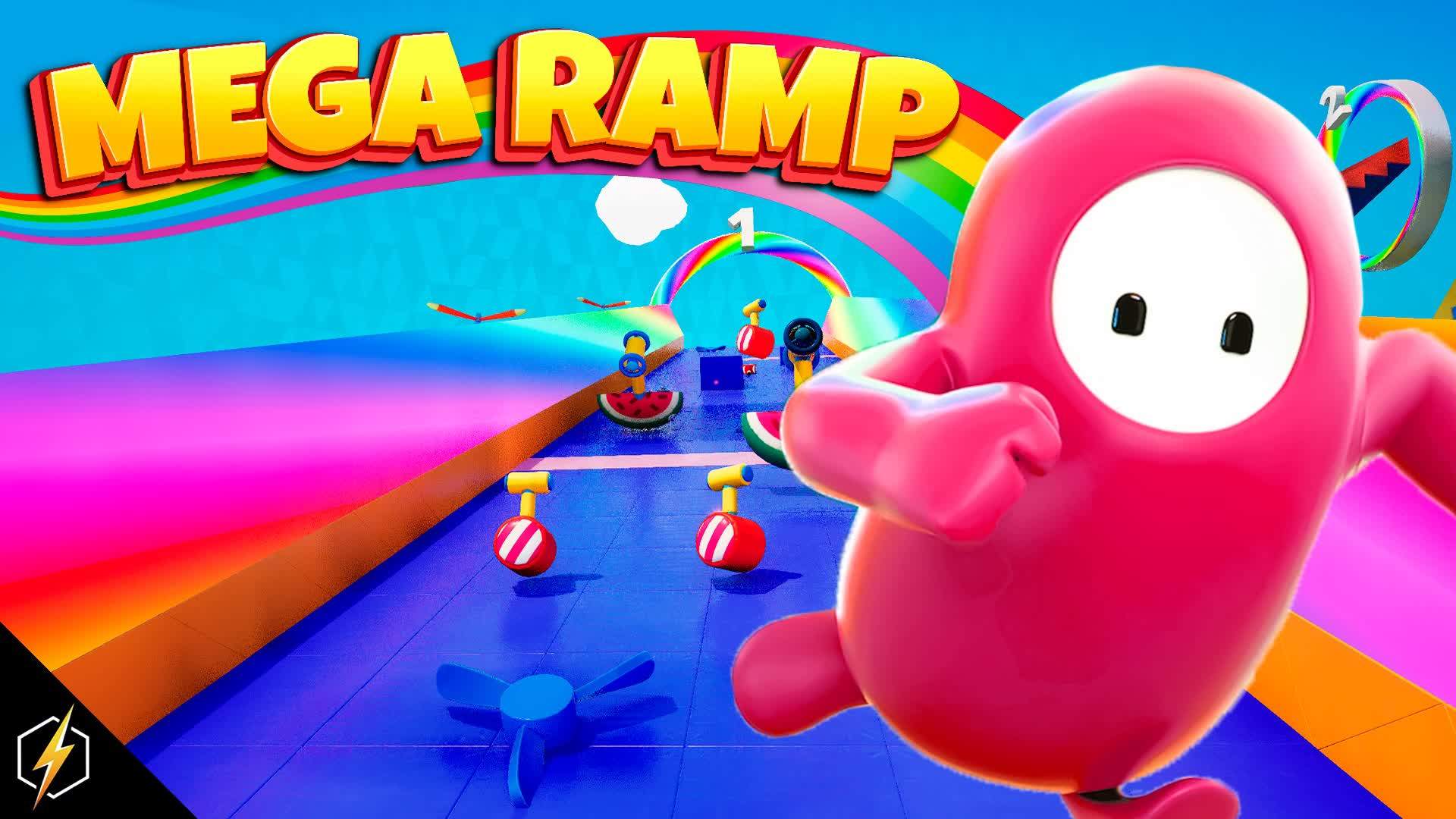 FALL GUYS MEGA RAMP 👑