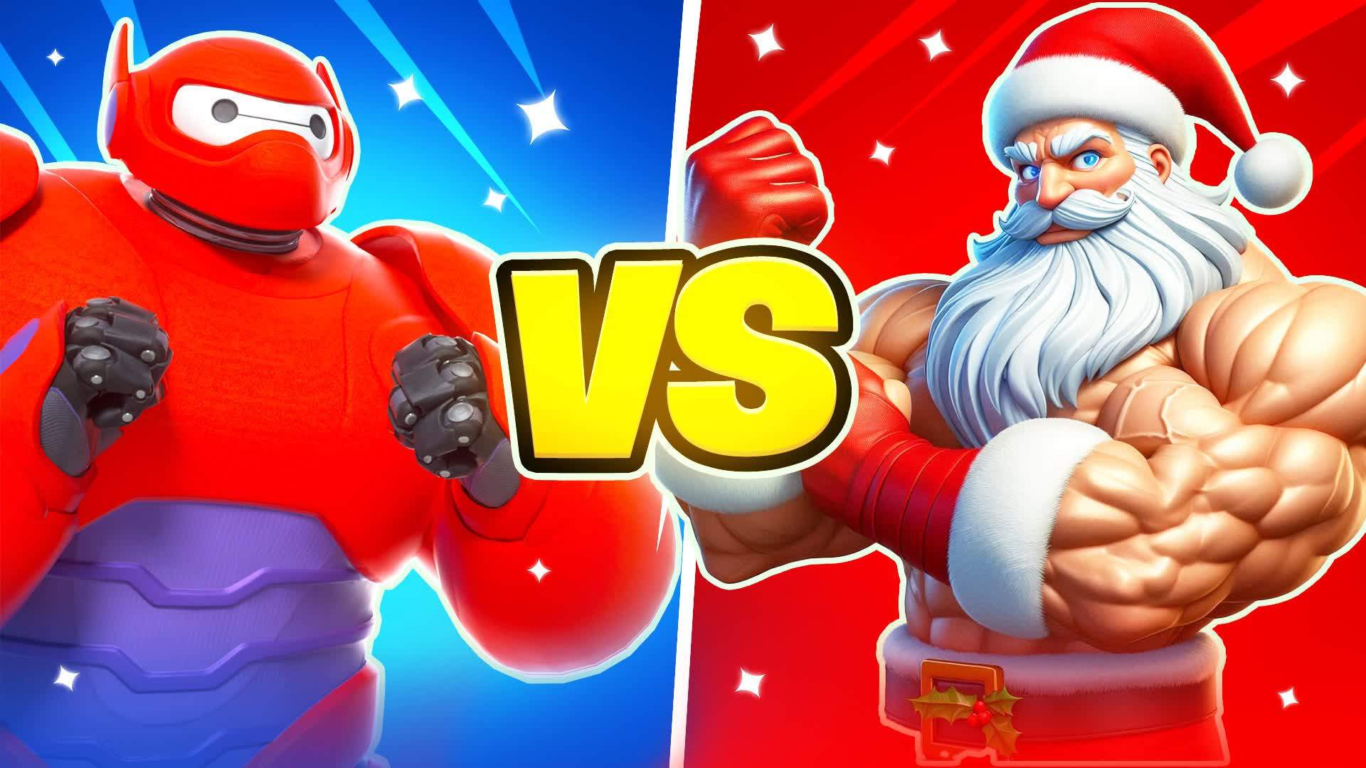 🤖BAYMAX VS SANTA🎅