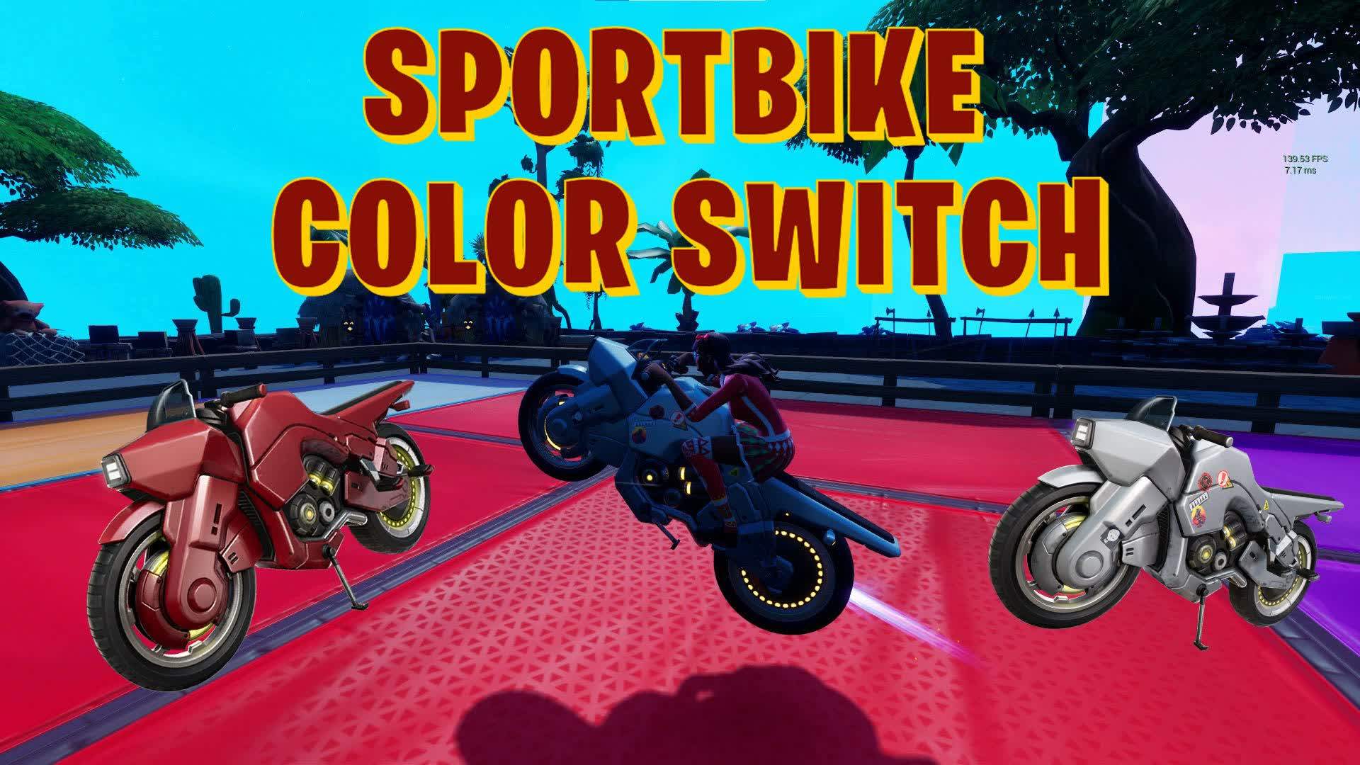 🌈 🏍️SPORTBIKE COLOR SWITCH+MINI-GAMES