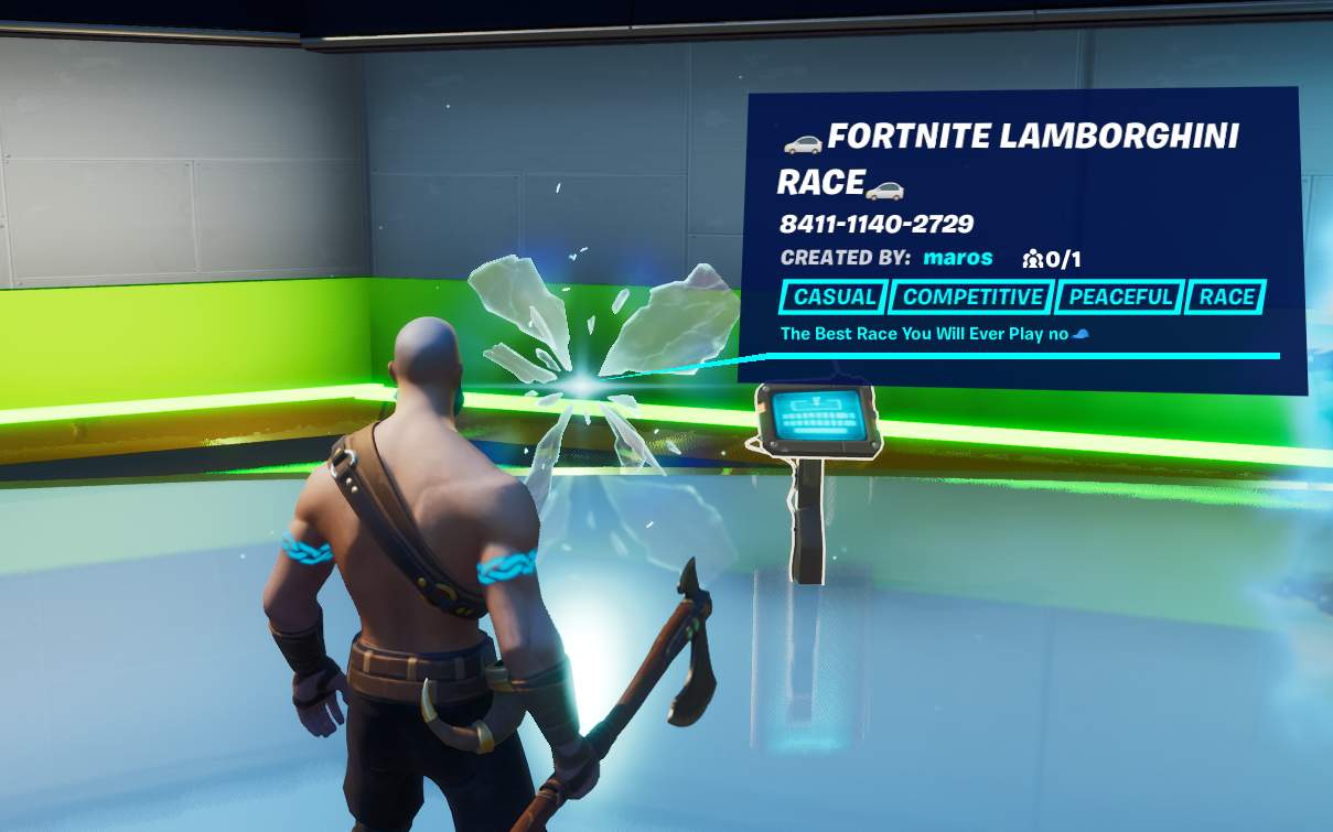 🚗FORTNITE RACE🚗 Fortnite Creative Map Code Dropnite