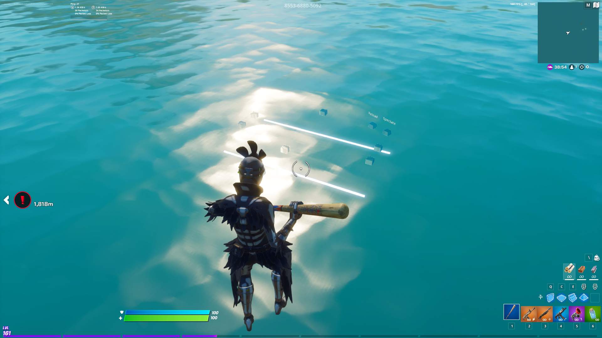 BEST 1V1 MAP *NO LAG* (ADVANCED)