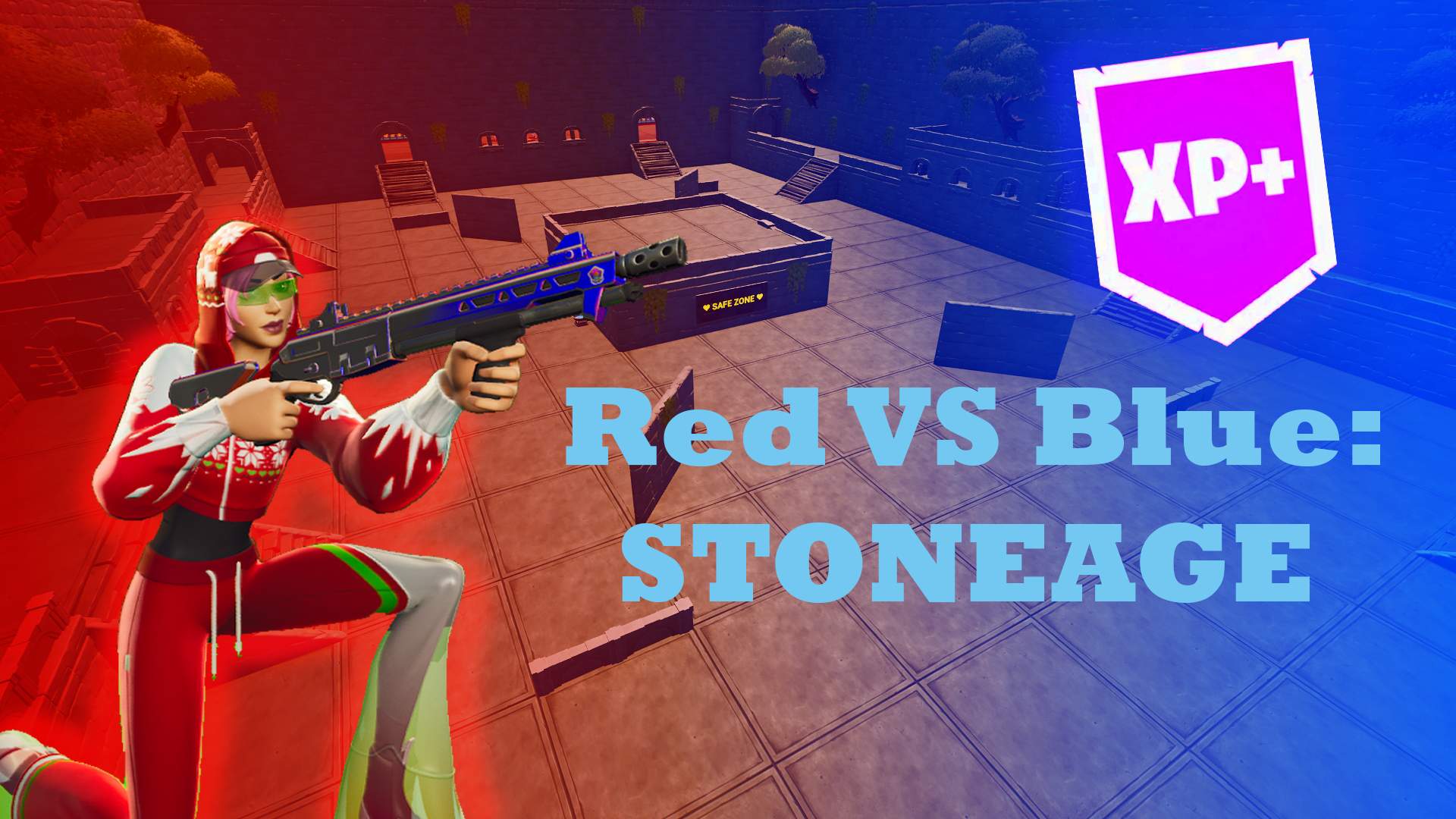 🔴Red Vs Blue🔵 Stone Age