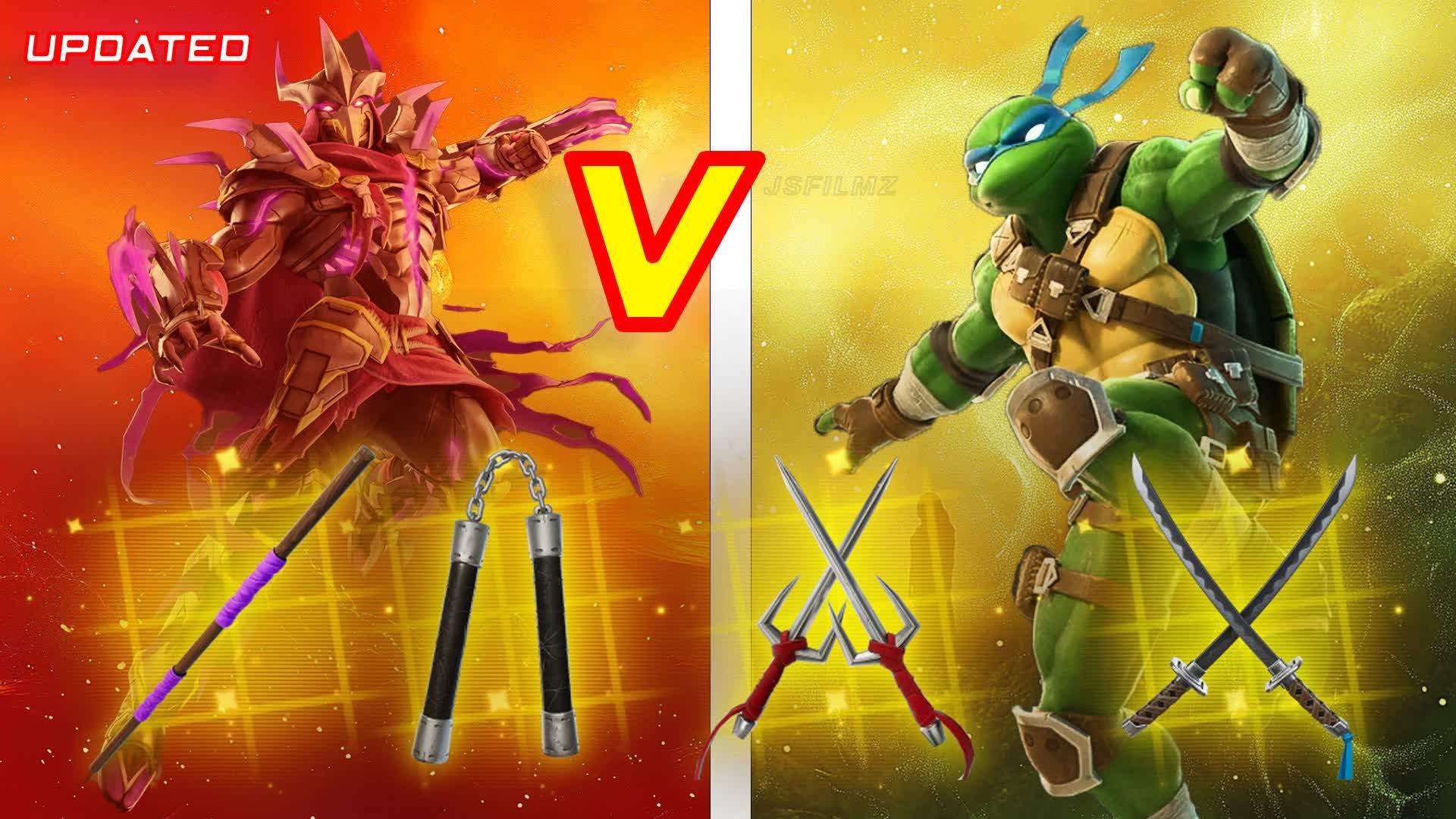 TMNT RED VS GREEN