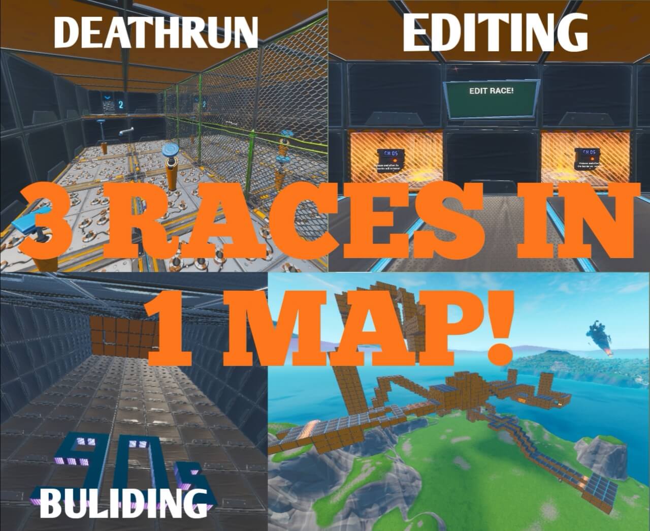 DEATHRUN RACE/ EDIT RACE/ BUILD RACE