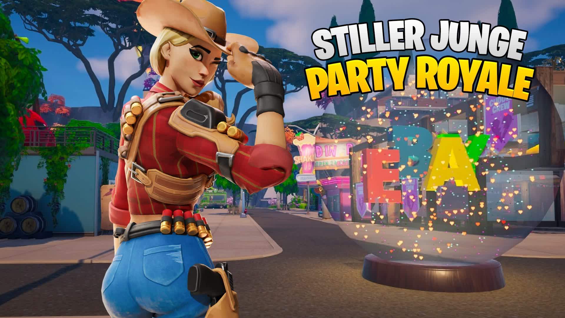 Stiller Junge Party Royale
