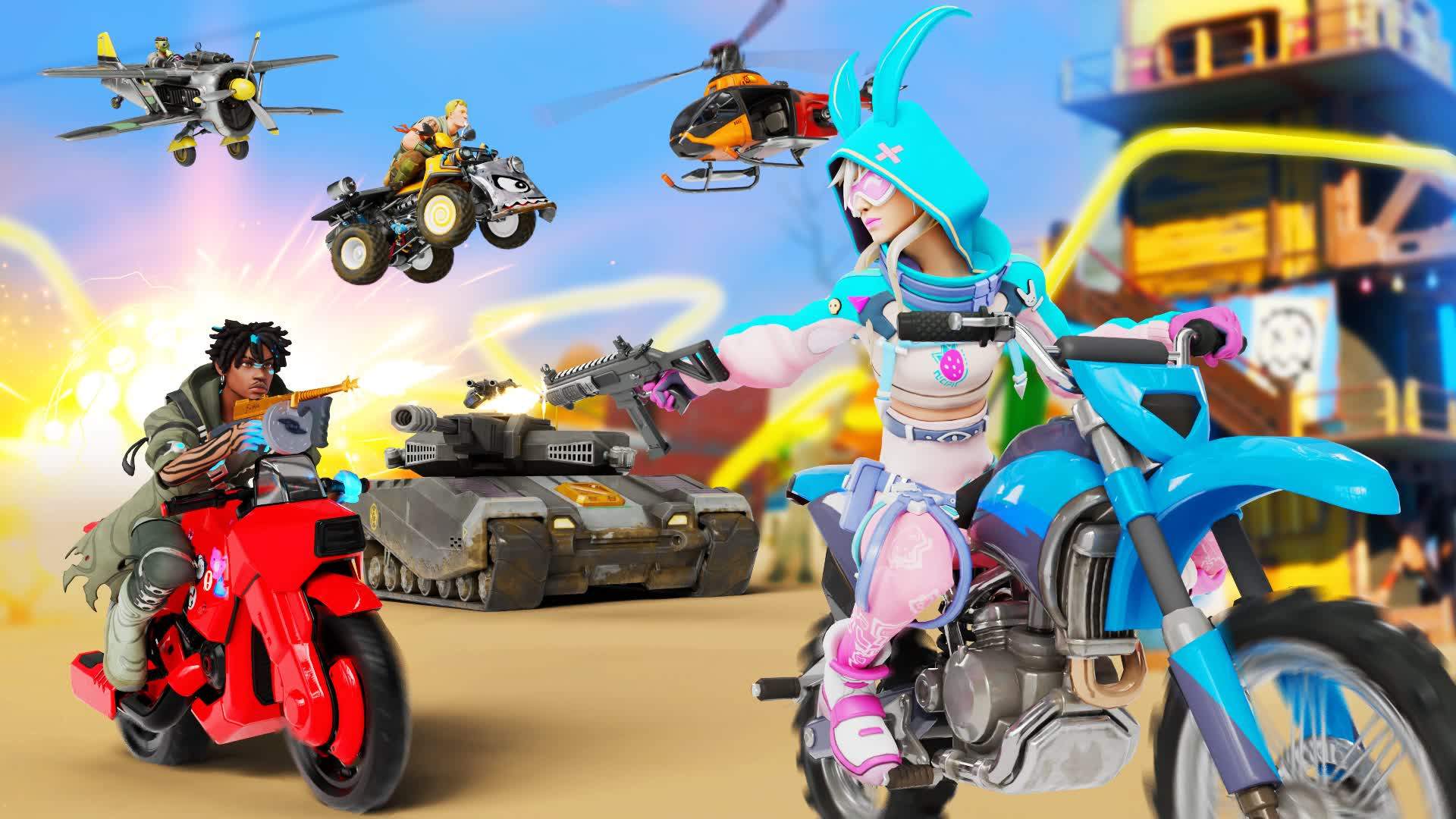 Desert Oasis Red Vs Blue