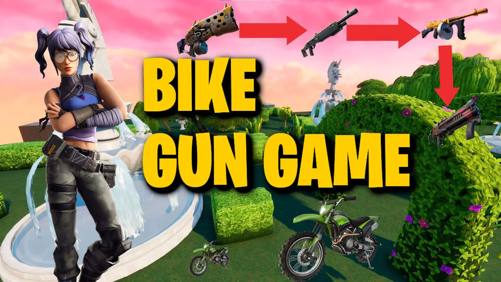 🚴‍♂️ BIKE GUN GAME 🚴‍♂️ UEFN