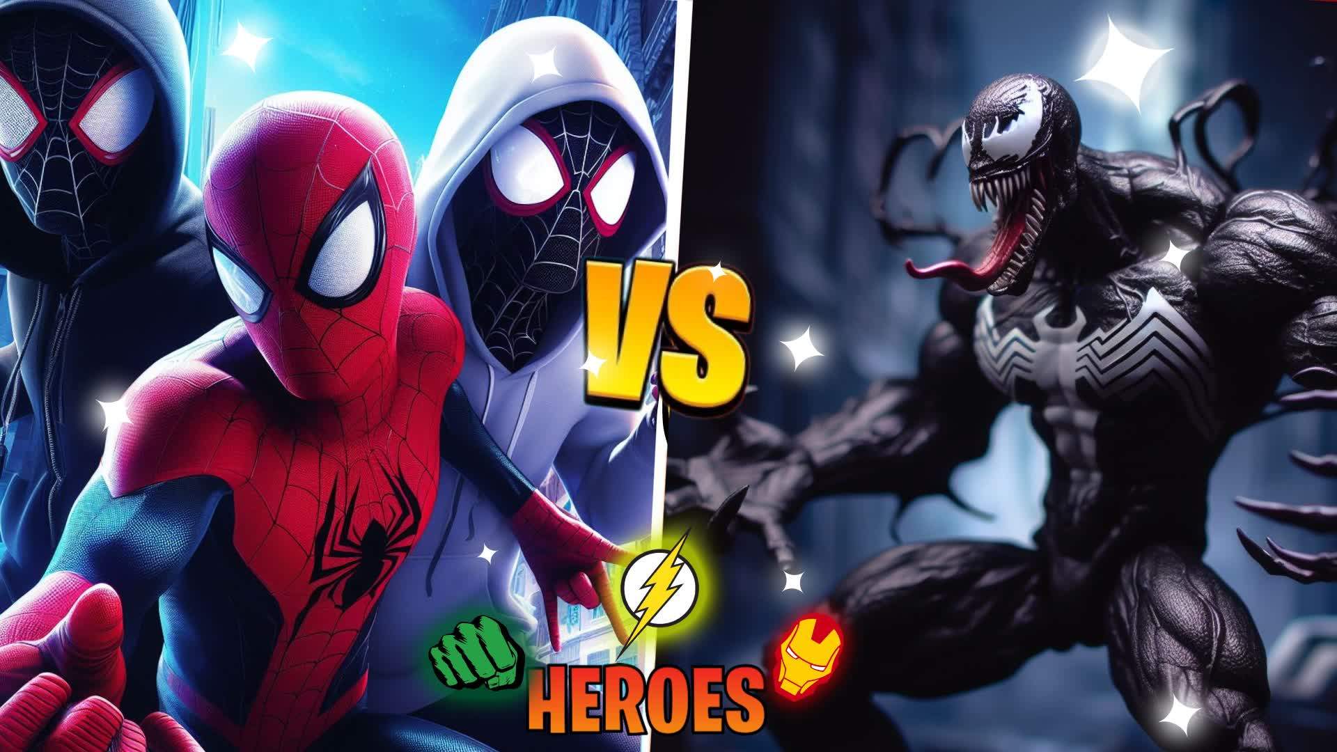 🕸SPIDER-VERSE VS VENOM😈 HEROES🦸‍♂️