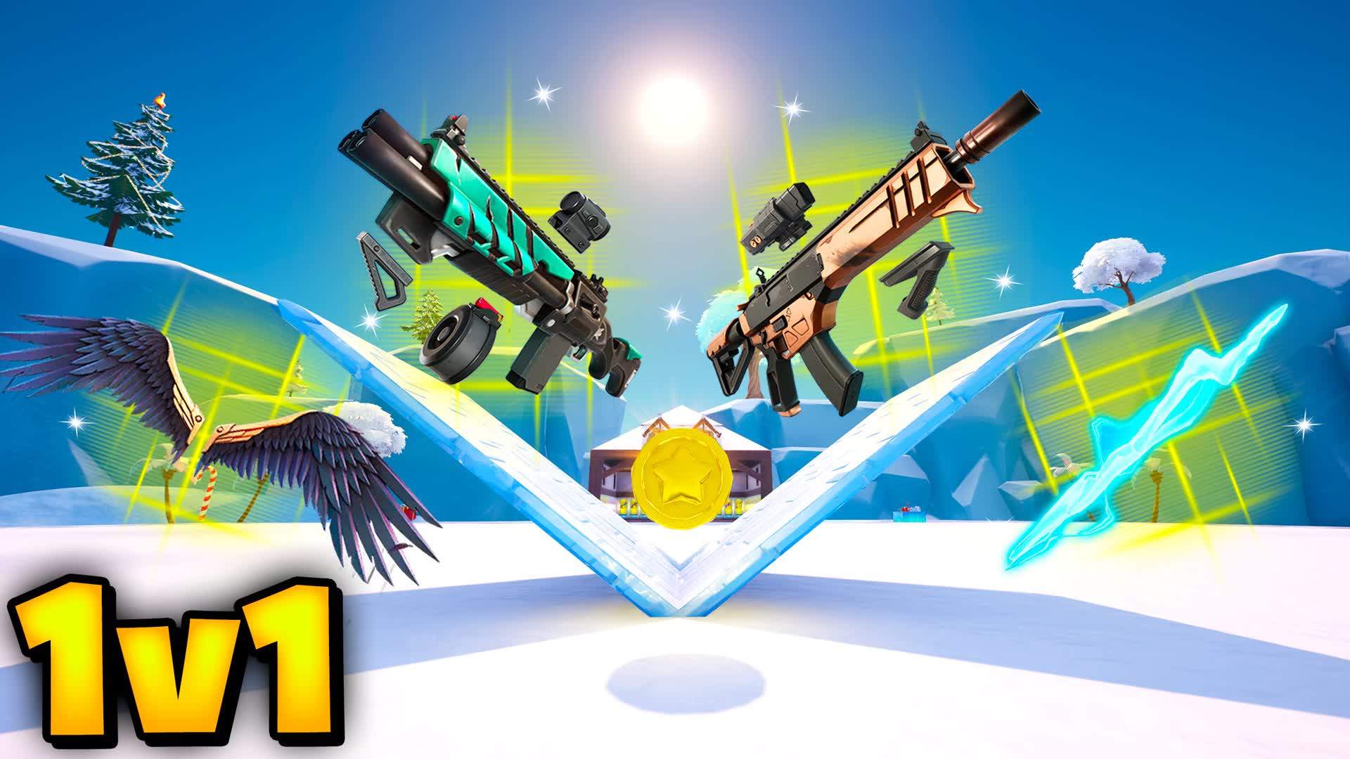 WINTER 1V1 BUILD FIGHTS MAP❄️