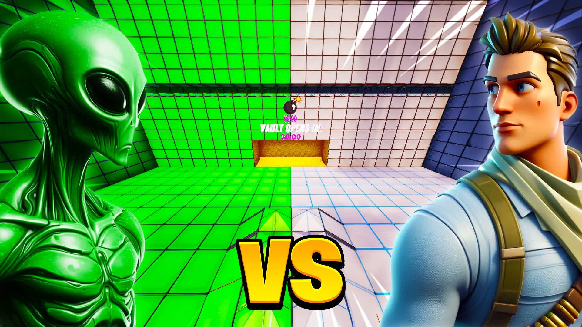 ALIENS vs HUMANS GAME 🟢 ⚪