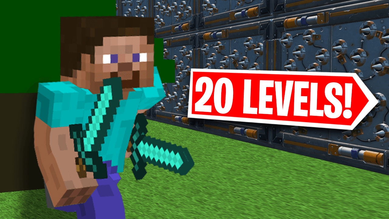 20 LEVEL MINECRAFT DEATHRUN