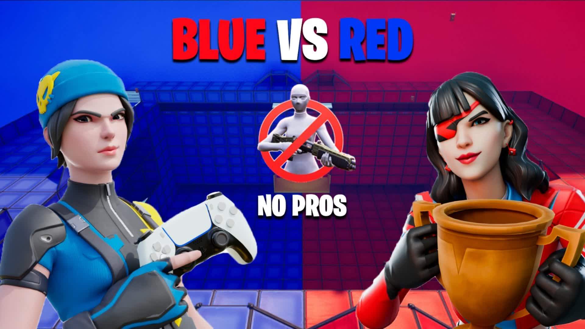 🔴Red VS Blue🔵  No pros!