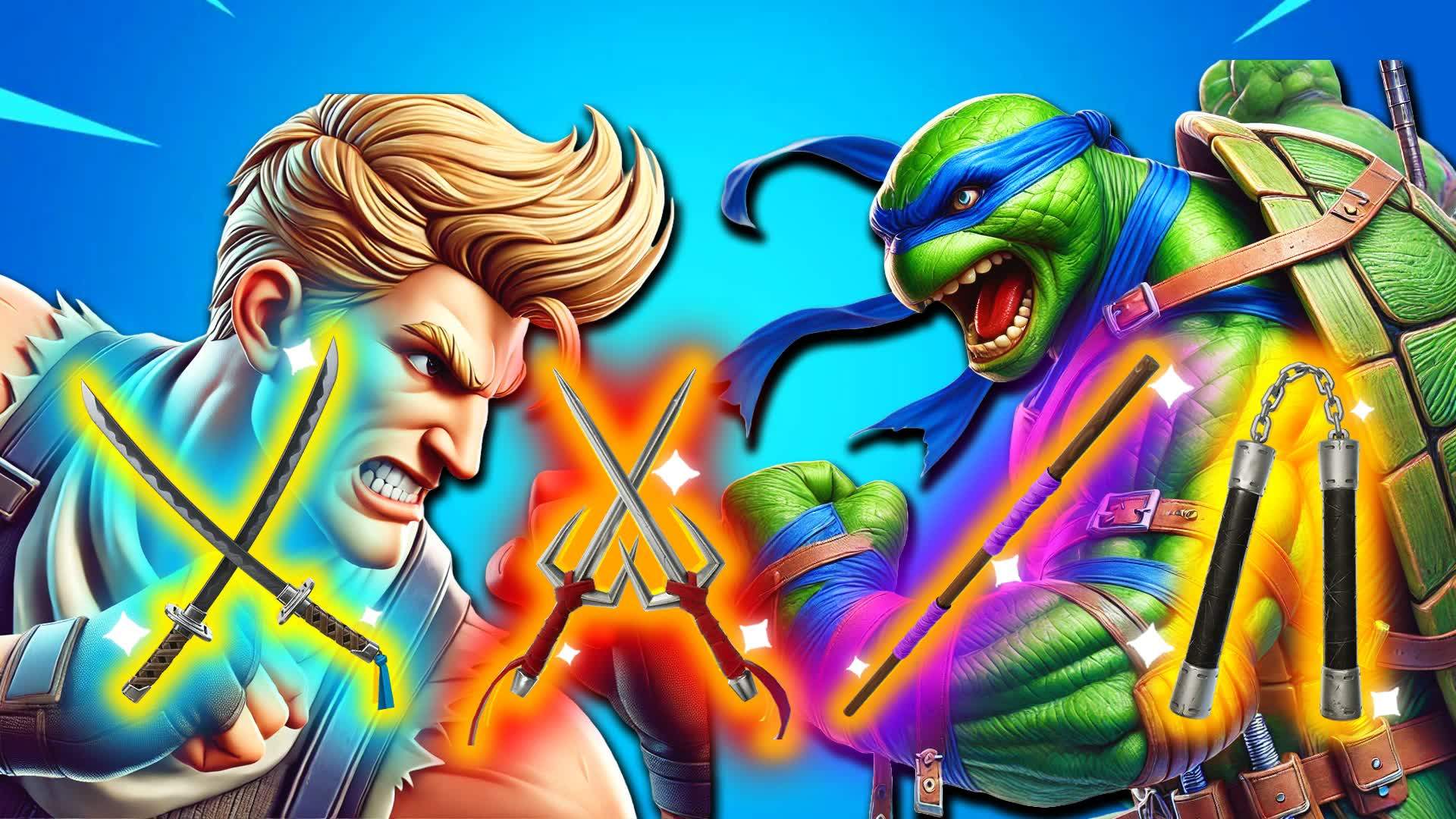 TMNT FORTNITE VS TMNT