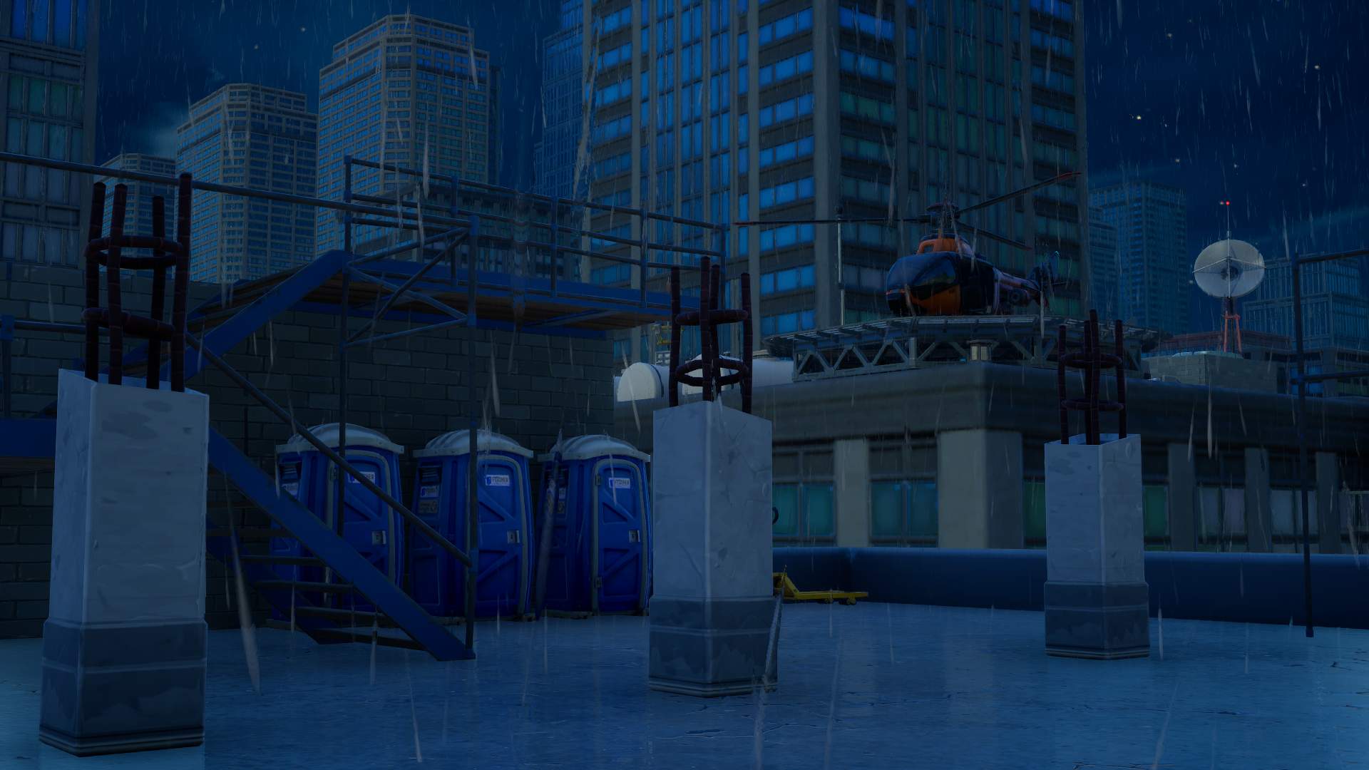 🎯 One Shot Gun Game 🏙️ Rooftops ✨