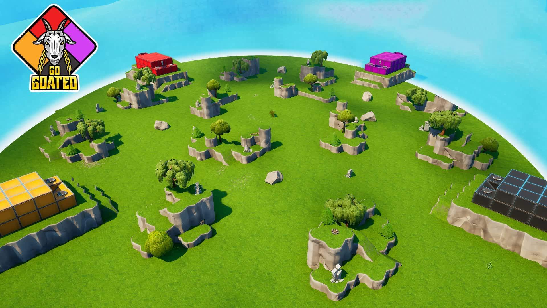 ๐ GO GOATED! ๐ซโ๏ธ Zero Build Zone Wars