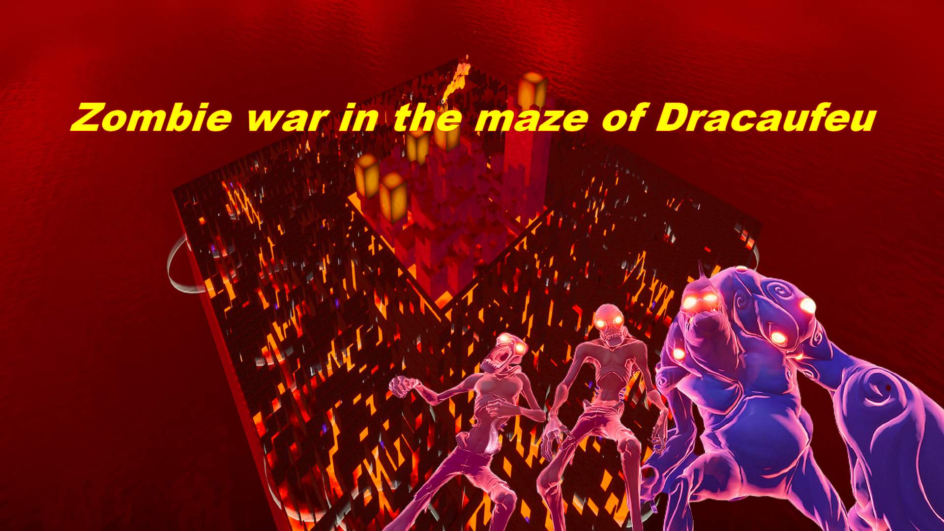 Zombie war in the maze of Dracaufeu
