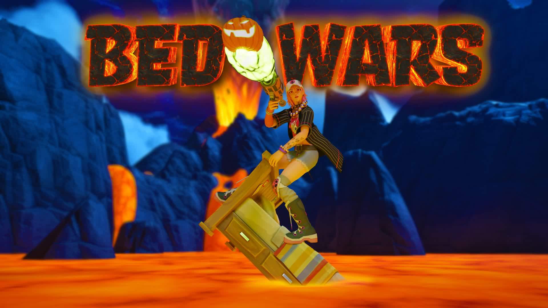 FLOOR IS LAVA BEDWARS (HALLOWEEN)