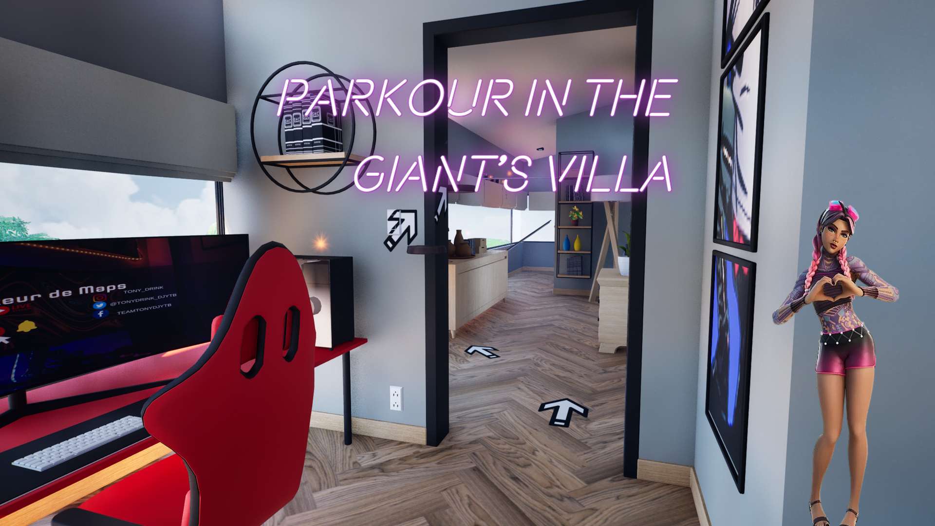 Parkour in the giant's villa