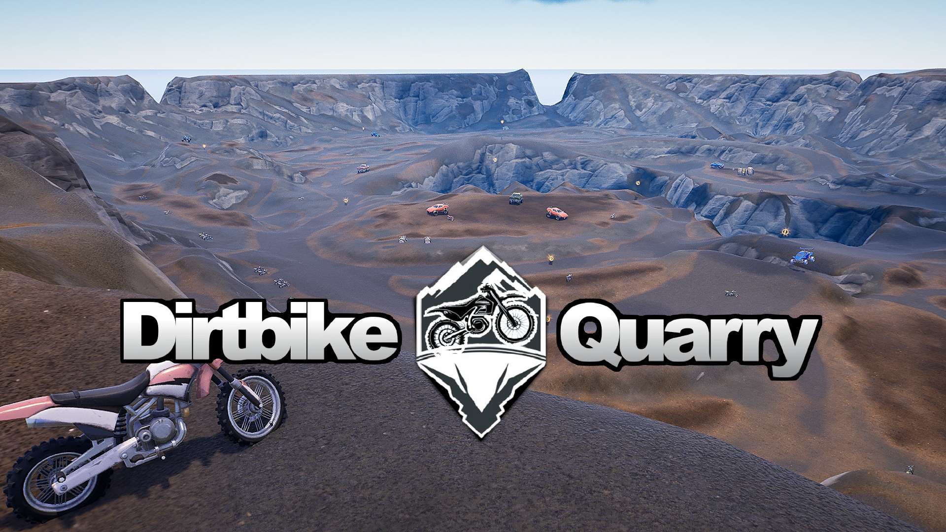 Dirtbikes Quarry Pit Jumps Ride Collect
