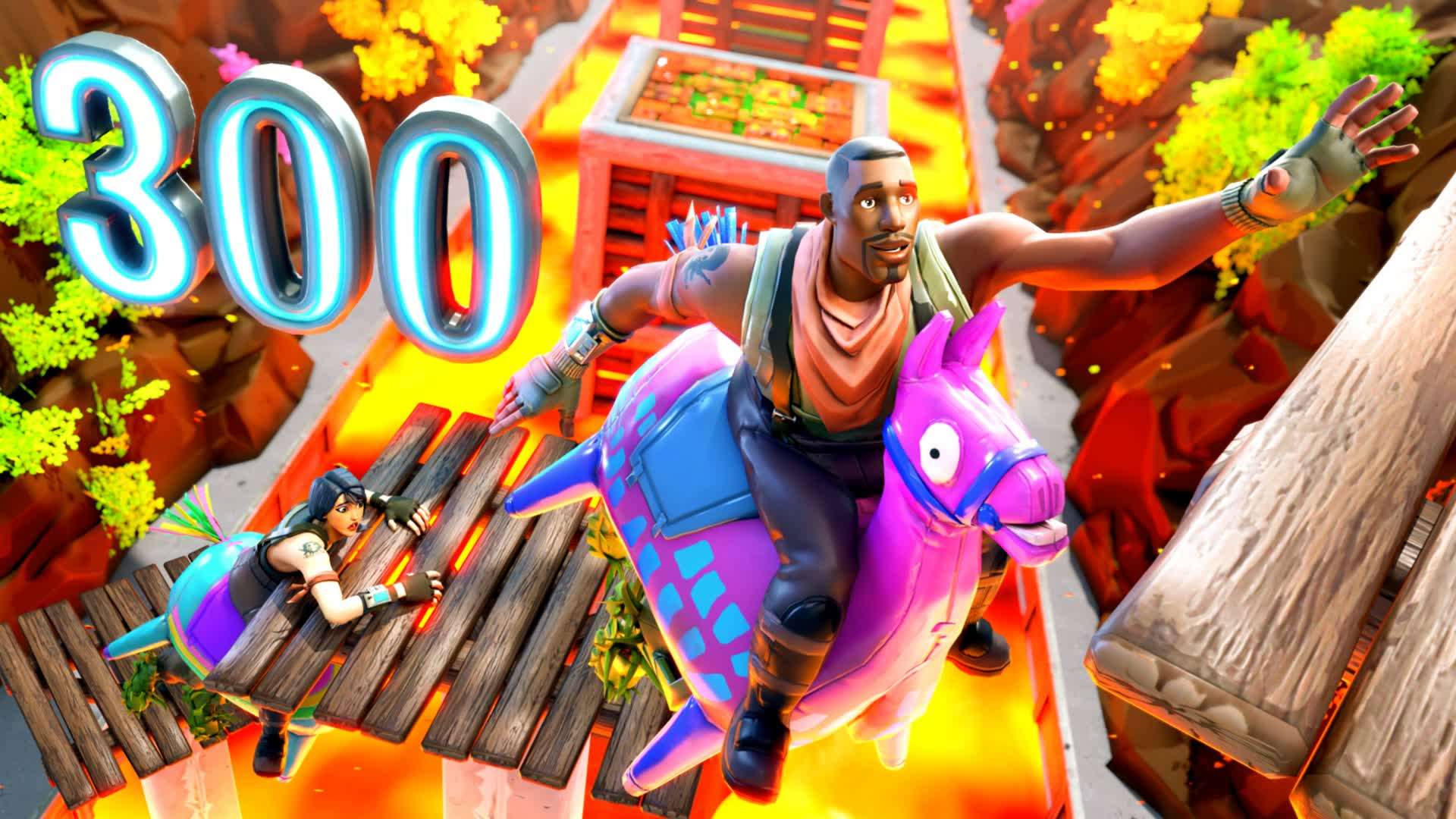 🌋 300 Level LAVA PARKOUR🏃