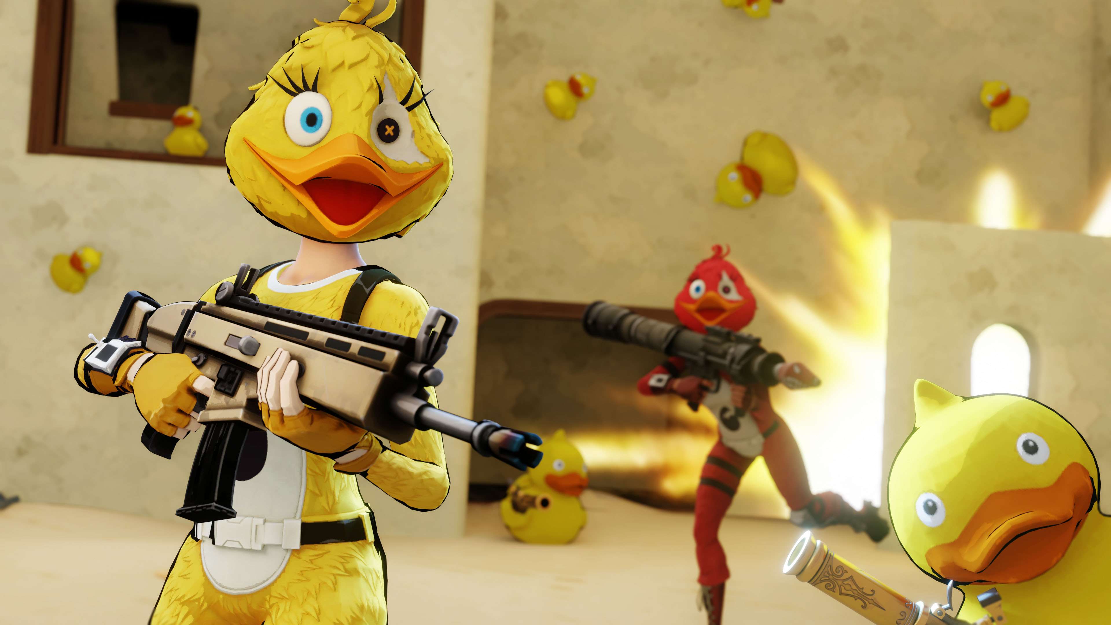🦆WHAT The DUCK Gun Game🦆