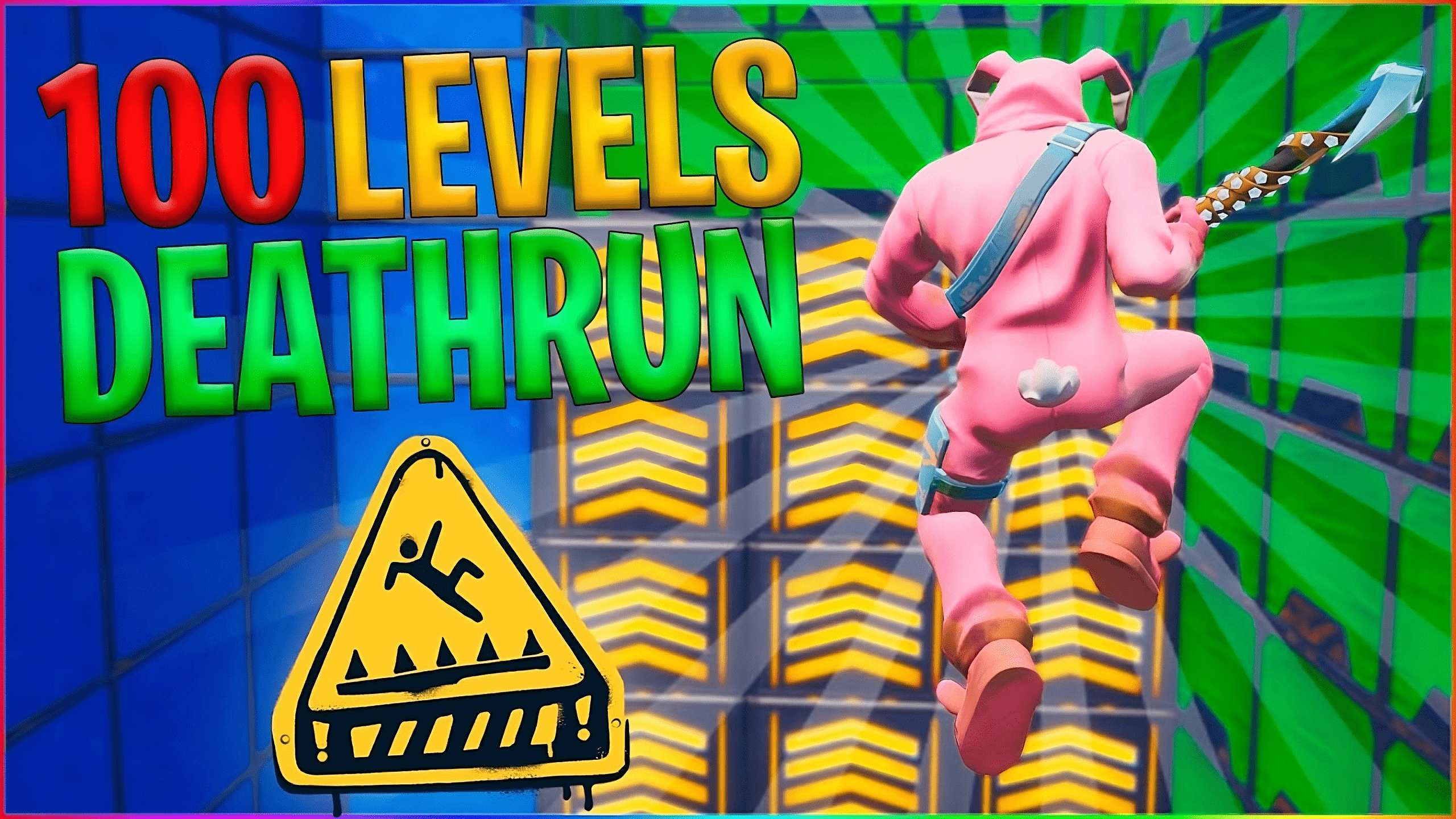 🌈 100 Level Rainbow Deathrun 🌈