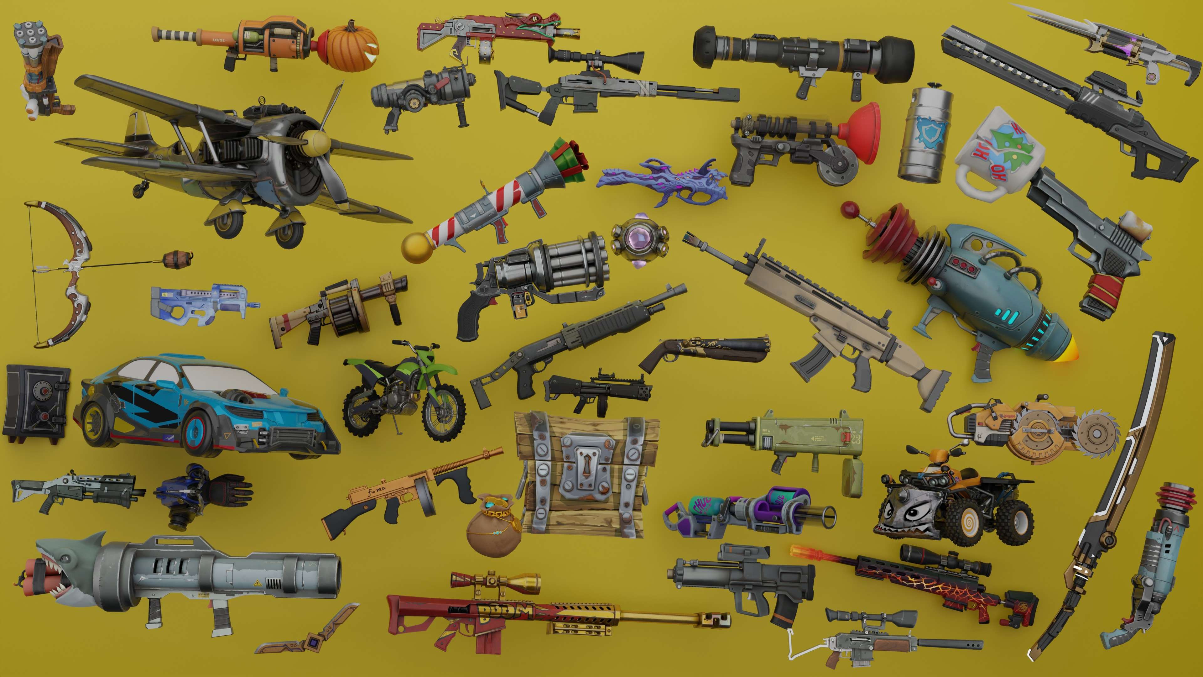 1v1 with All Weapons - Free For All