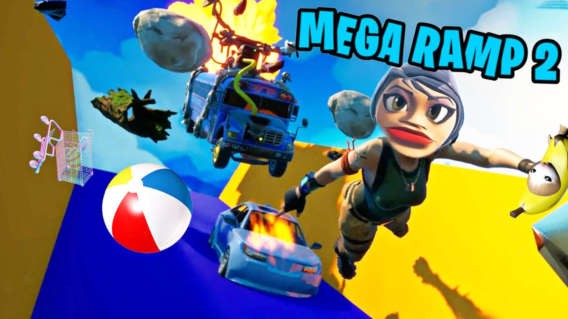 😵‍💫🏃Mega Ramp Survivor Easy Mode