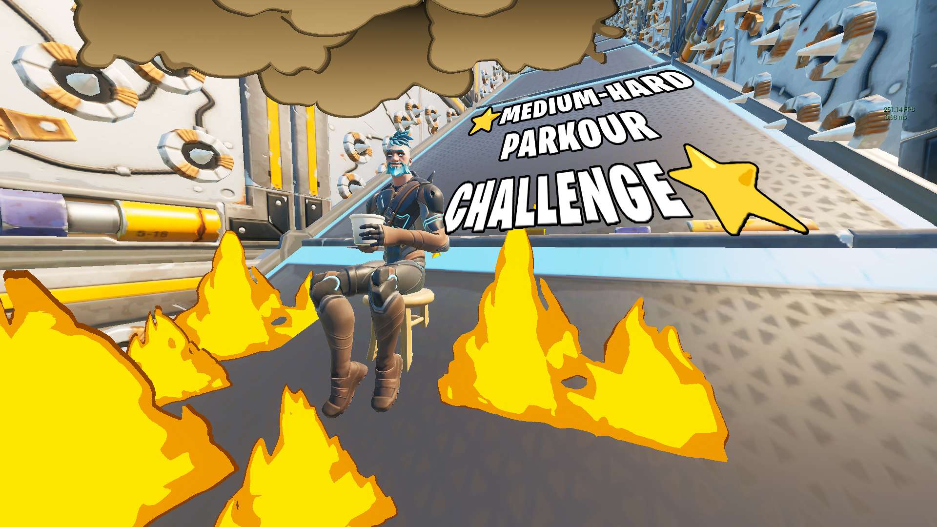 MEDIUM-HARD PARKOUR DEATHRUN CHALLENGE