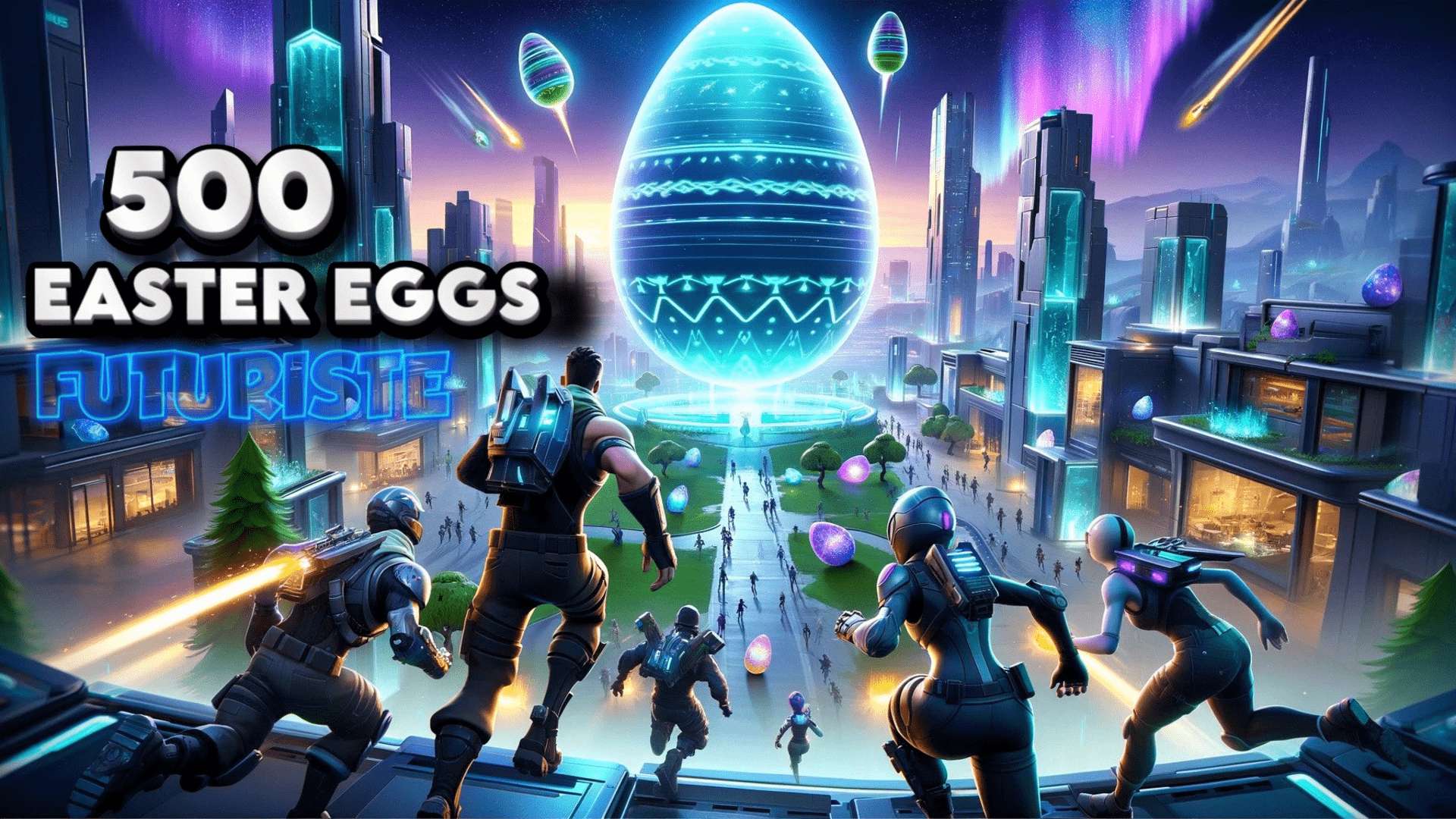 500 EASTER EGGS FUTURISTIC