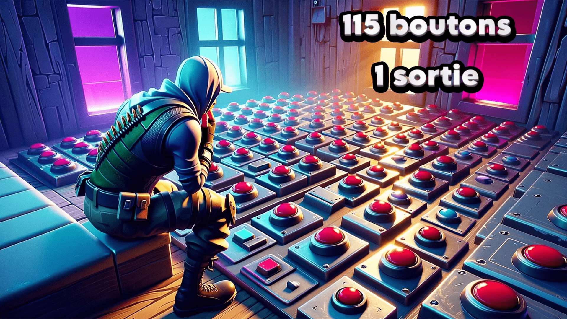 115 boutons 1 Sortie