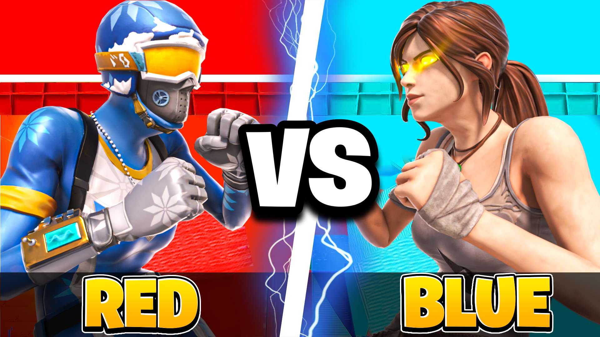 🔥 RED VS BLUE CHAOS 🔵🔴